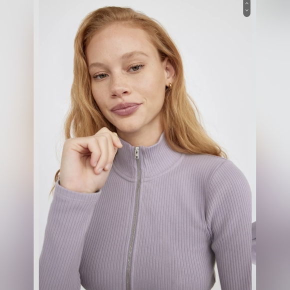 Tna long sleeve cropped zip up rare - Picture 7 of 7